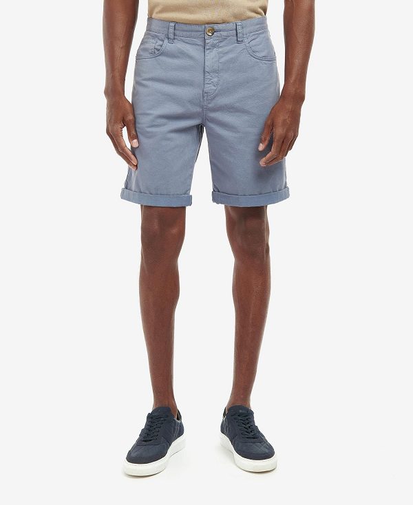 Barbour Twill Shorts Blå | BABO88739