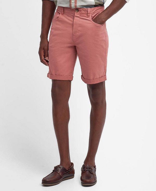 Barbour Twill Shorts Lyserød | BABO88768