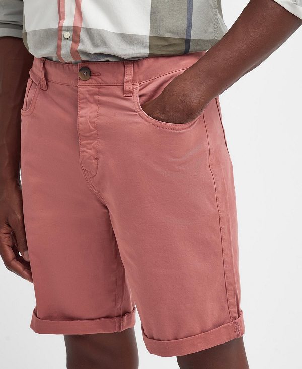 Barbour Twill Shorts Lyserød | BABO88768