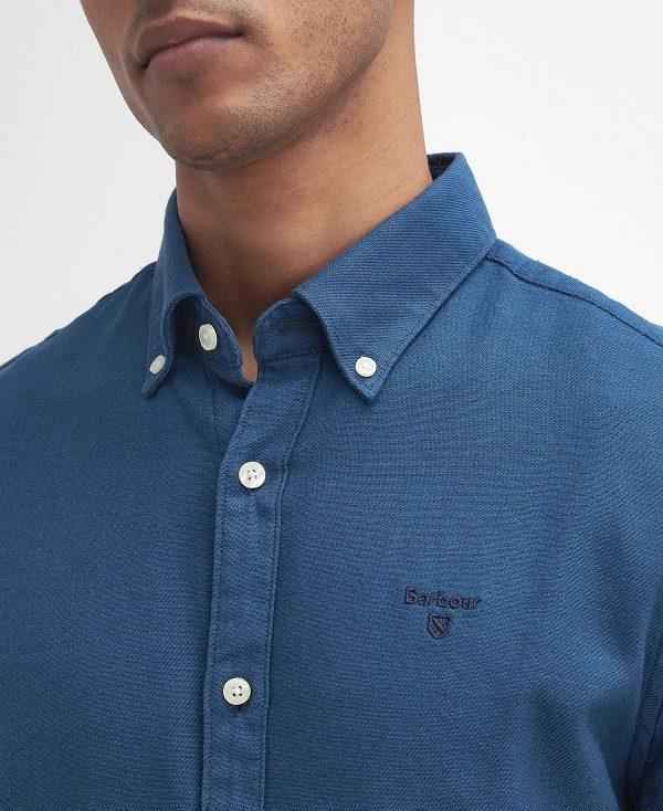 Barbour Twillbridge Tailored Long-sleeved Shirt Mørkeblå | BABO87881