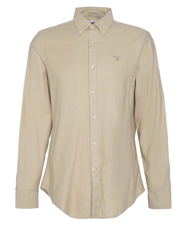 Barbour Twillbridge Tailored Long-sleeved Shirt Grå | BABO87882