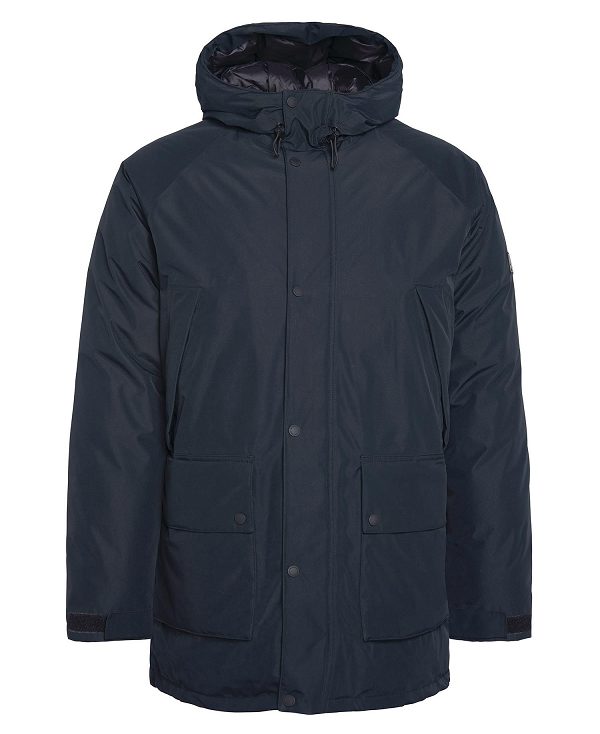 Barbour Urquhart Waterproof Parka Sort | BABO87406