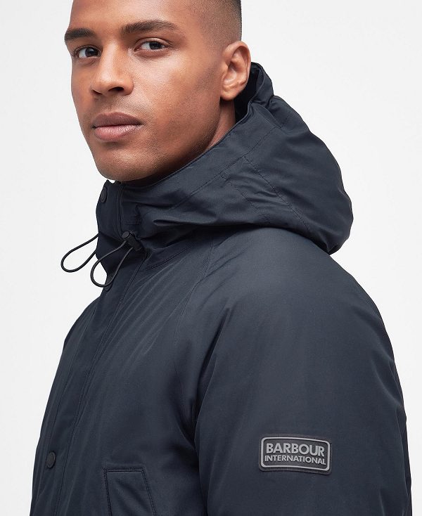 Barbour Urquhart Waterproof Parka Sort | BABO87406