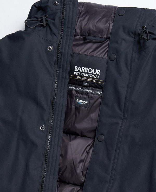 Barbour Urquhart Waterproof Parka Sort | BABO87406