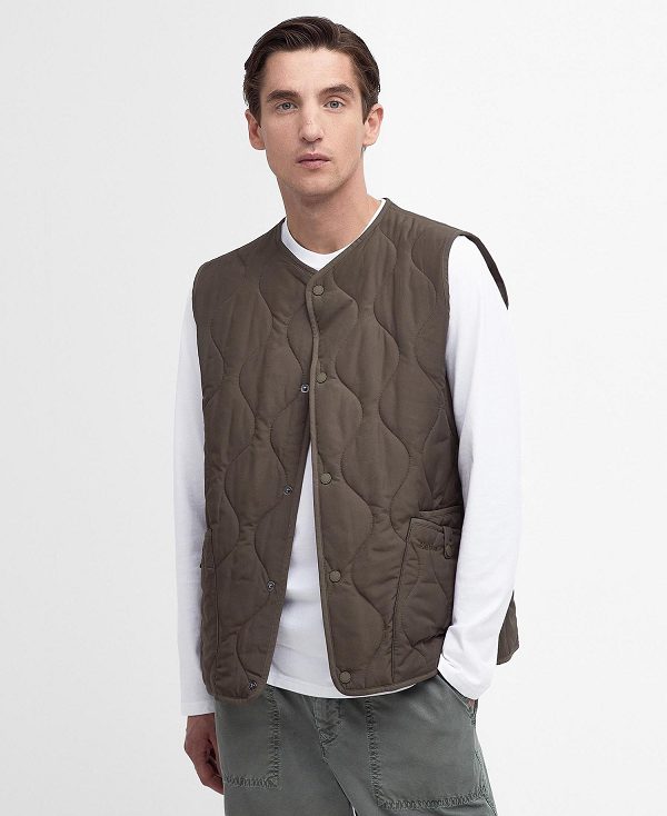 Barbour Utility Liddesdale Gilet Khaki | BABO87547