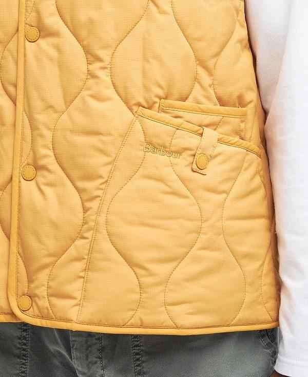 Barbour Utility Liddesdale Gilet Orange Guld | BABO87549