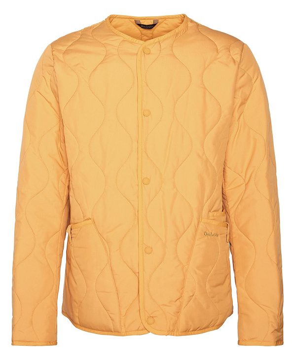 Barbour Utility Liddesdale Quilted Jacket Gul | BABO87290