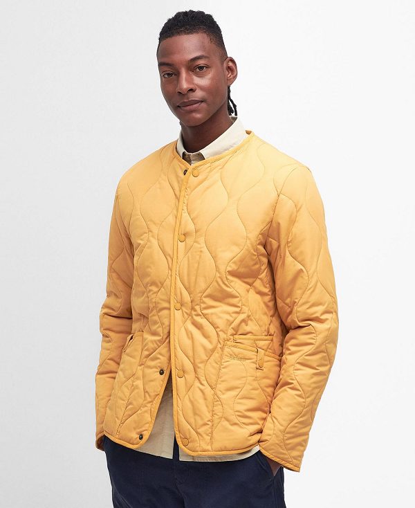 Barbour Utility Liddesdale Quilted Jacket Gul | BABO87290