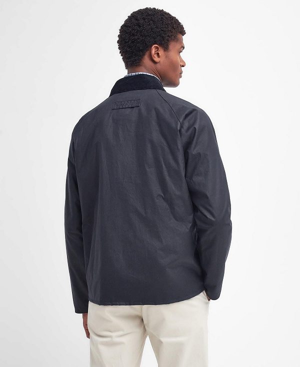 Barbour Utility Spey Waxed Jacket Mørkeblå | BABO87197