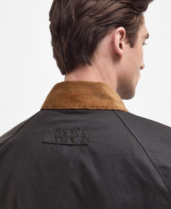 Barbour Utility Spey Waxed Jacket Olivengrøn | BABO87196