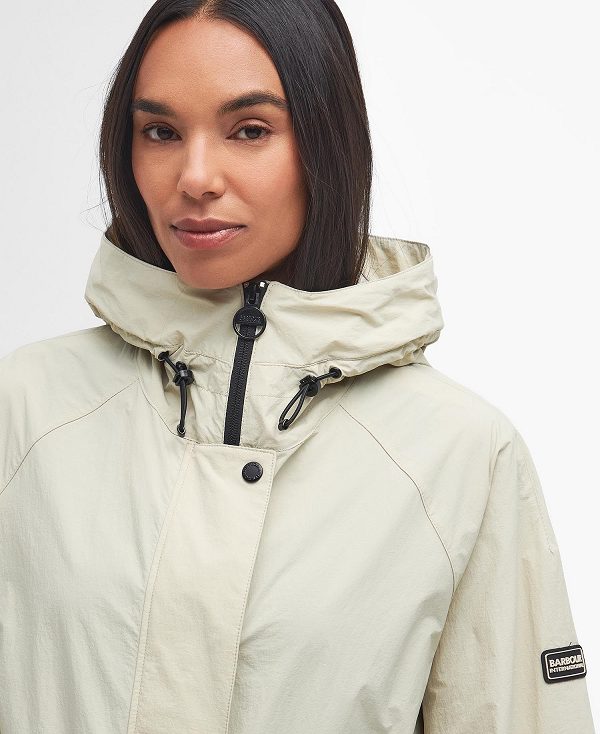 Barbour Varona Showerproof Parka Beige | BABO89404