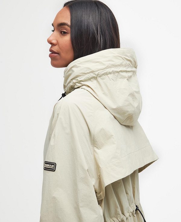 Barbour Varona Showerproof Parka Beige | BABO89404