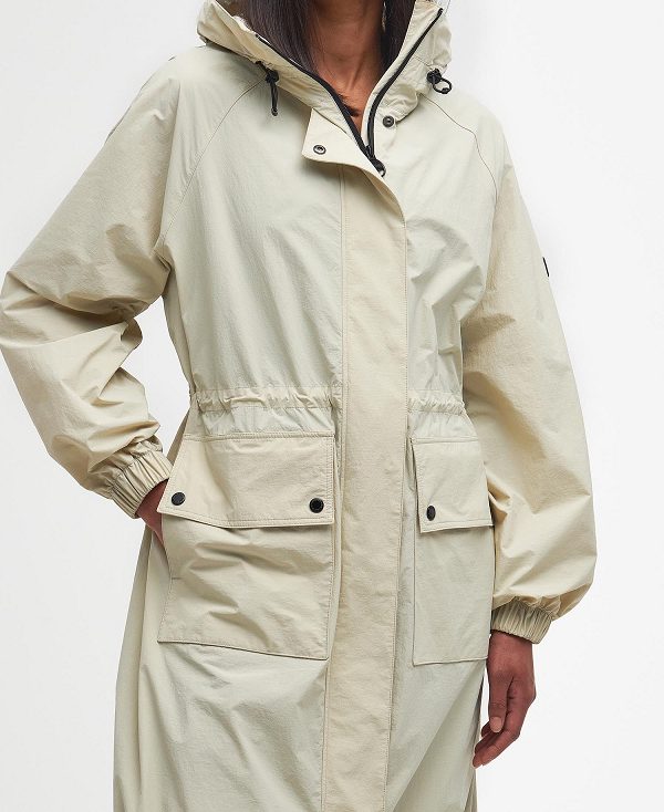 Barbour Varona Showerproof Parka Beige | BABO89404