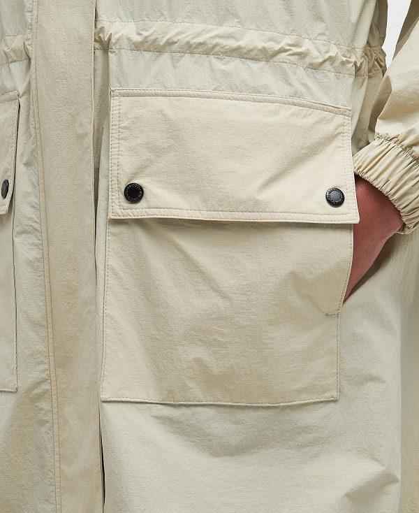 Barbour Varona Showerproof Parka Beige | BABO89404