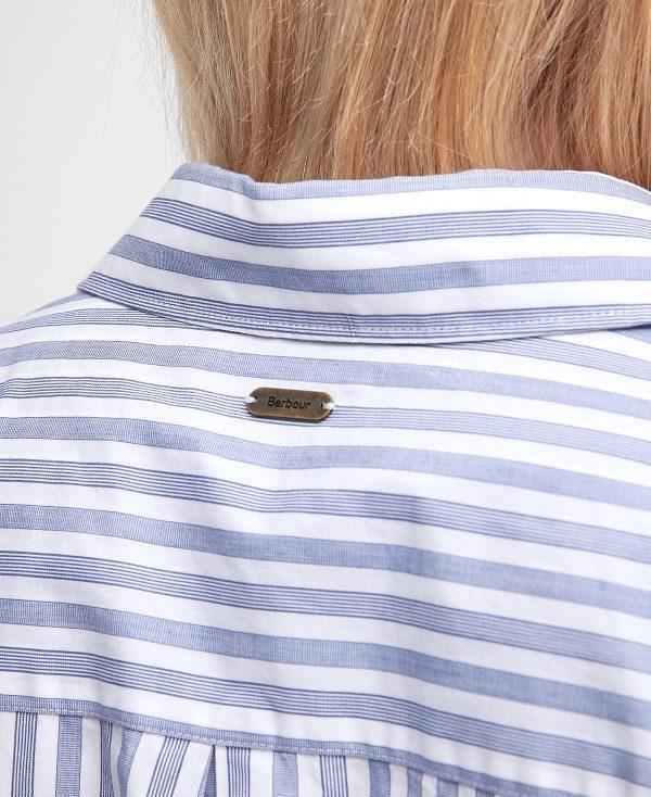 Barbour Violetta Striped Long-sleeved Shirt Striber | BABO89523