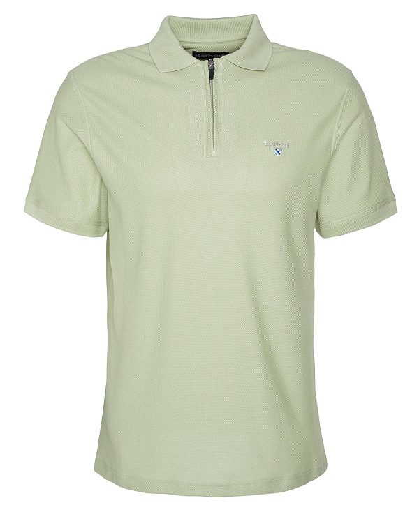 Barbour Wadworth Short-sleeved Polo Shirt Grøn | BABO88205