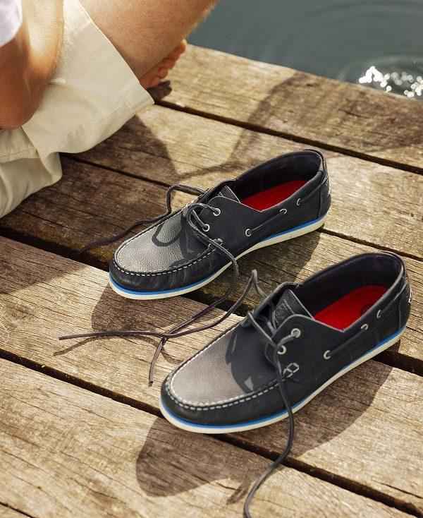 Barbour Wake Boat Shoes Mørkeblå | BABO88895