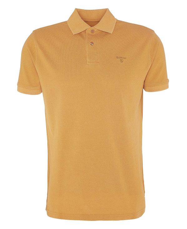 Barbour Washed-out Sports Polo Shirt Brune | BABO88086