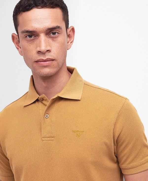 Barbour Washed-out Sports Polo Shirt Brune | BABO88086