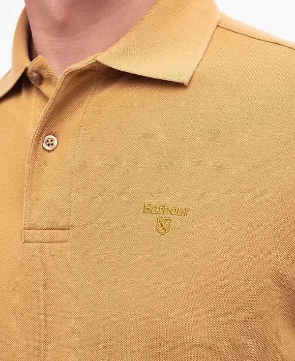 Barbour Washed-out Sports Polo Shirt Brune | BABO88086