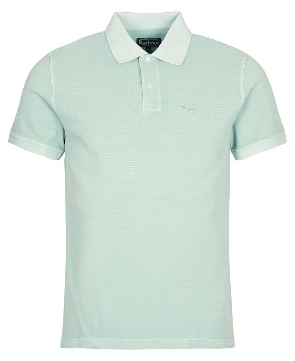 Barbour Washed-out Sports Polo Shirt Grøn | BABO88021