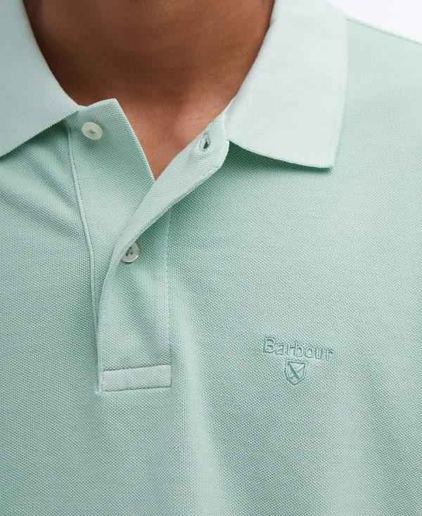 Barbour Washed-out Sports Polo Shirt Grøn | BABO88021