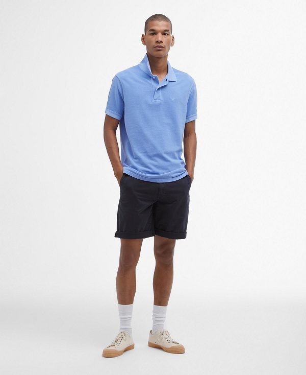 Barbour Washed-out Sports Polo Shirt Mintgrønne | BABO88207