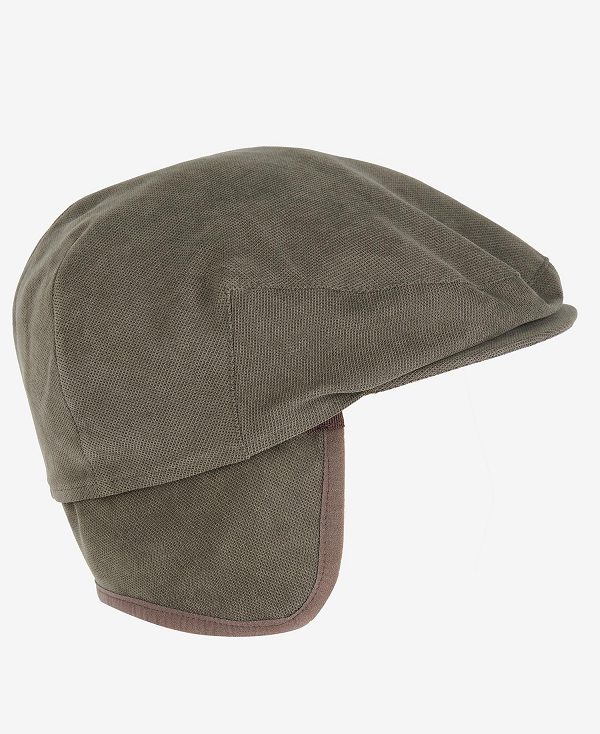 Barbour Waterproof Beaufort Flat Cap Brune | BABO89007