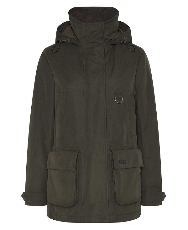 Barbour Waterproof Retriever Jacket Olivengrøn | BABO89398