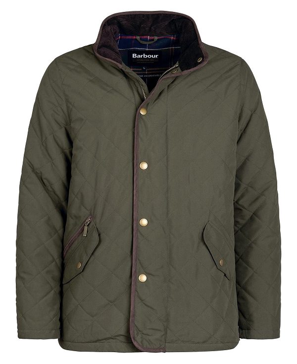 Barbour Waterproof Shoveler Quilted Jacket Olivengrøn | BABO87364