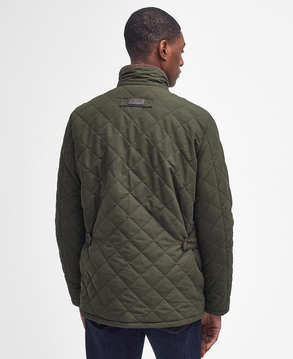 Barbour Waterproof Shoveler Quilted Jacket Olivengrøn | BABO87364