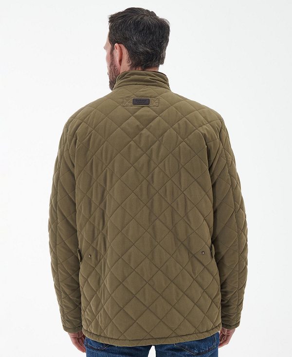 Barbour Waterproof Shoveler Quilted Jacket Brune | BABO87365