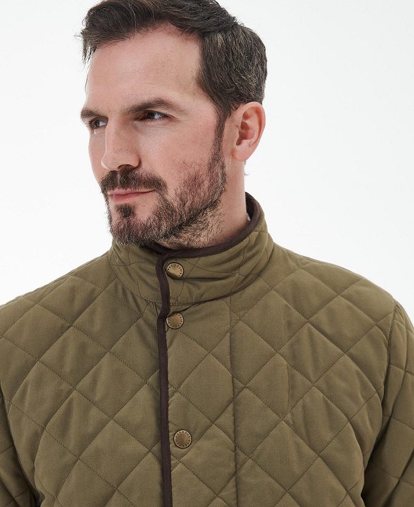 Barbour Waterproof Shoveler Quilted Jacket Brune | BABO87365