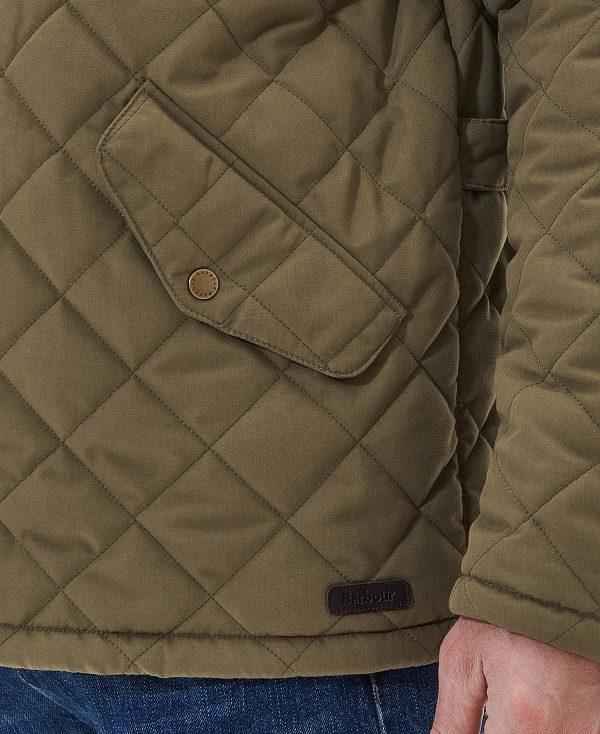 Barbour Waterproof Shoveler Quilted Jacket Brune | BABO87365