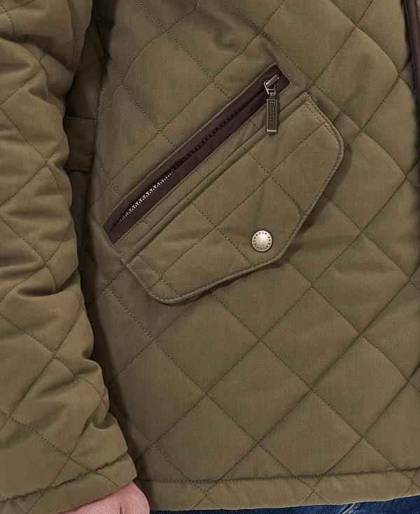 Barbour Waterproof Shoveler Quilted Jacket Brune | BABO87365