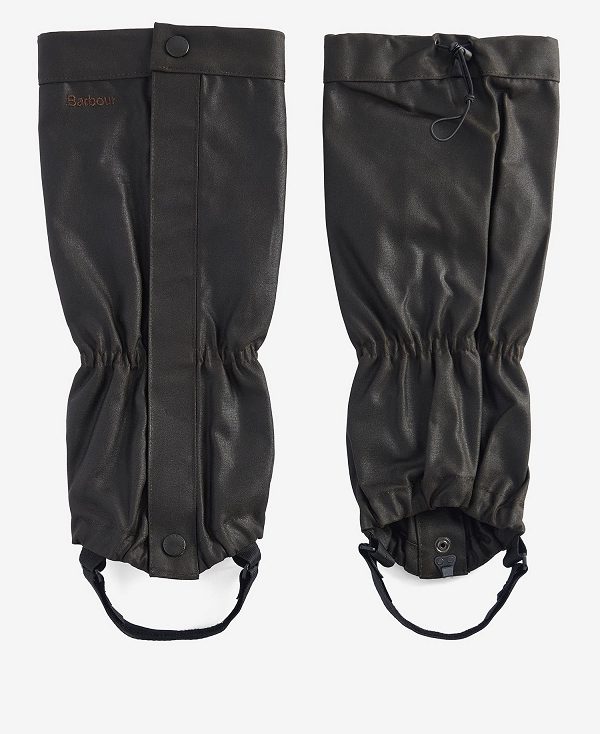 Barbour Wax Cotton Gaiters Olivengrøn | BABO88920