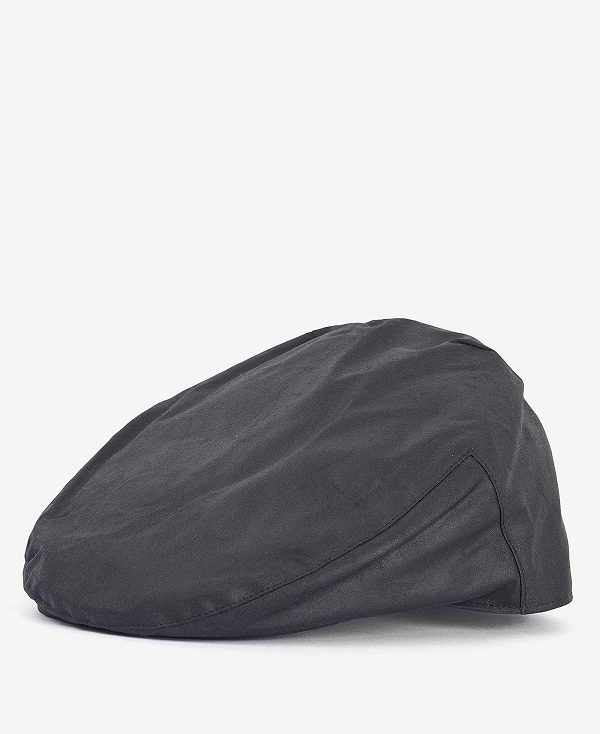 Barbour Wax Flat Cap Sort | BABO89072