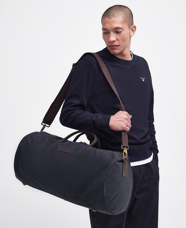 Barbour Wax Holdall Mørkeblå | BABO88936