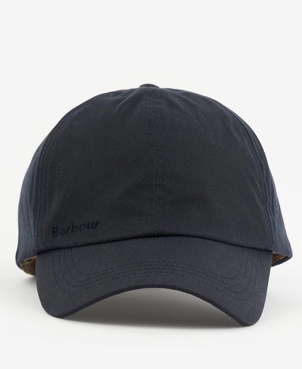 Barbour Wax Sports Cap Mørkeblå Mørkebrune | BABO88967