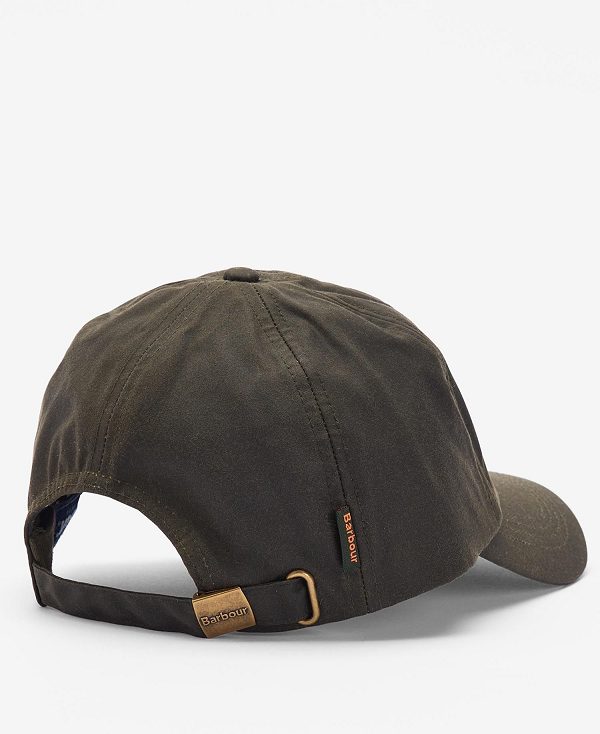 Barbour Wax Sports Cap Mørkeblå Mørkebrune | BABO88969