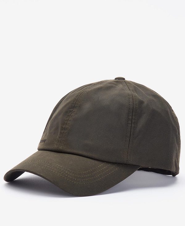 Barbour Wax Sports Cap Mørkeblå Mørkebrune | BABO88969