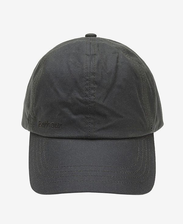 Barbour Wax Sports Cap Mørkeblå Mørkebrune | BABO89069