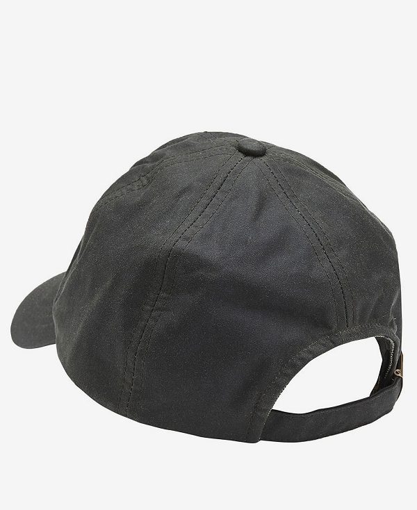 Barbour Wax Sports Cap Mørkeblå Mørkebrune | BABO89069