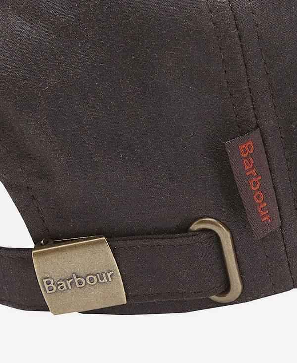 Barbour Wax Sports Cap Mørkeblå Mørkebrune | BABO89071