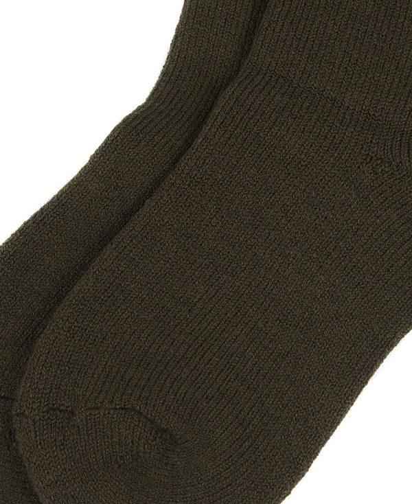 Barbour Wellington Calf Socks Olivengrøn Grøn | BABO89141