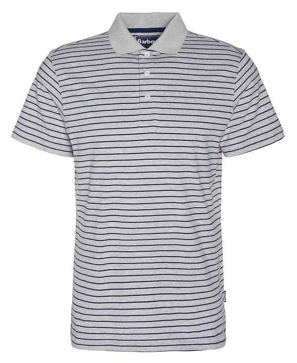 Barbour Westgate Striped Short-sleeved Polo Shirt Grå | BABO88172