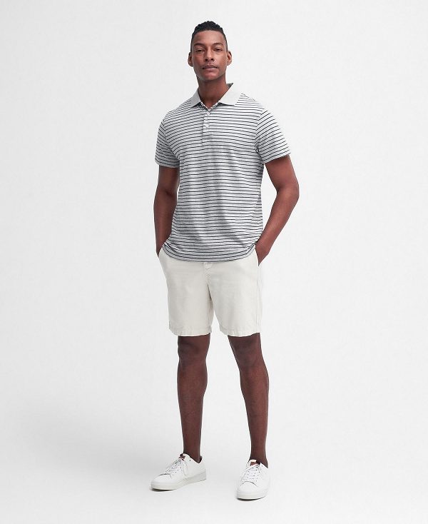 Barbour Westgate Striped Short-sleeved Polo Shirt Grå | BABO88172