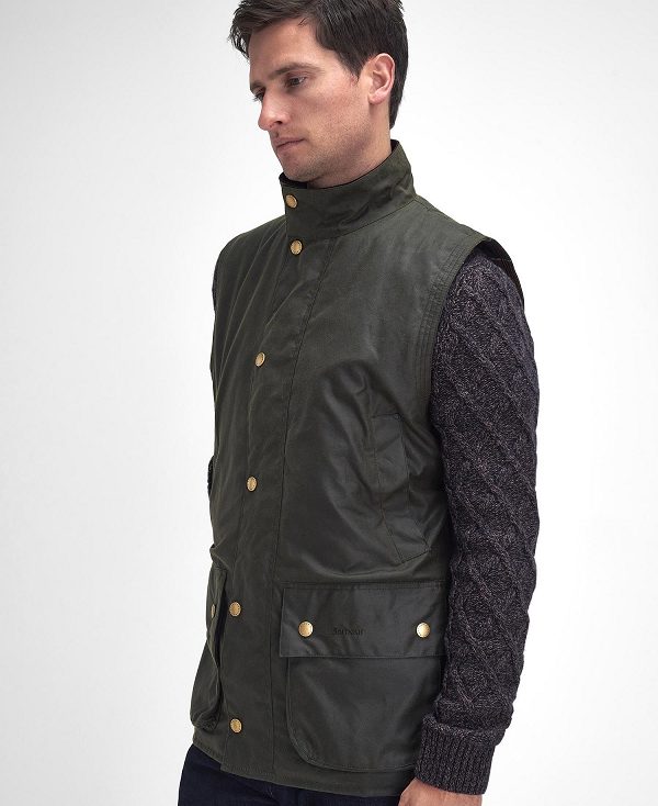 Barbour Westmorland Wax Gilet Olivengrøn | BABO87273