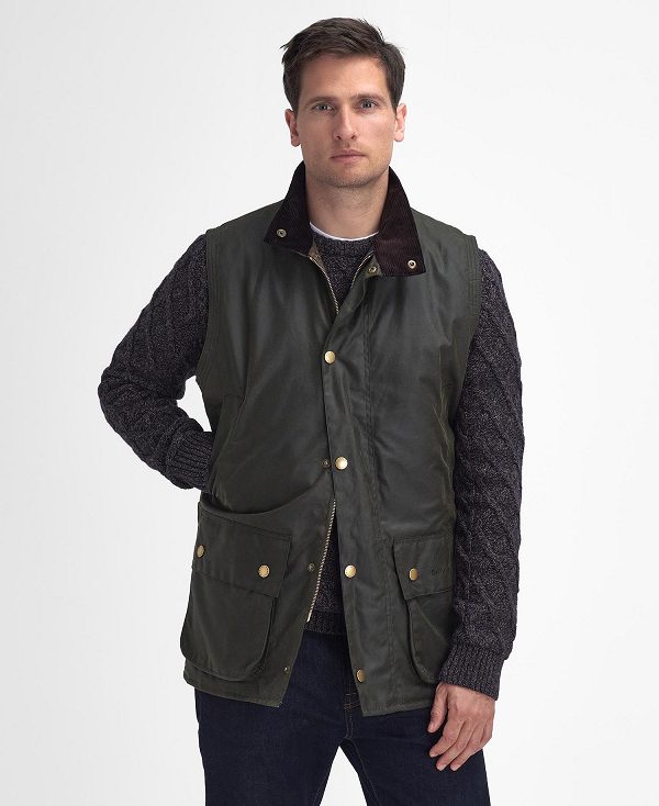 Barbour Westmorland Wax Gilet Olivengrøn | BABO87273