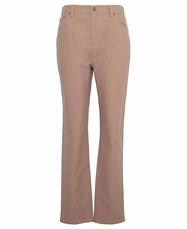 Barbour Willows Slim Trousers Brune | BABO89846